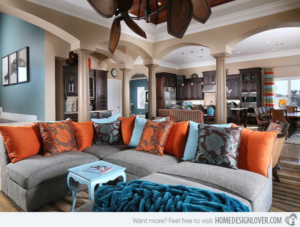 Featured image of post Blue And Orange Living Room Decor