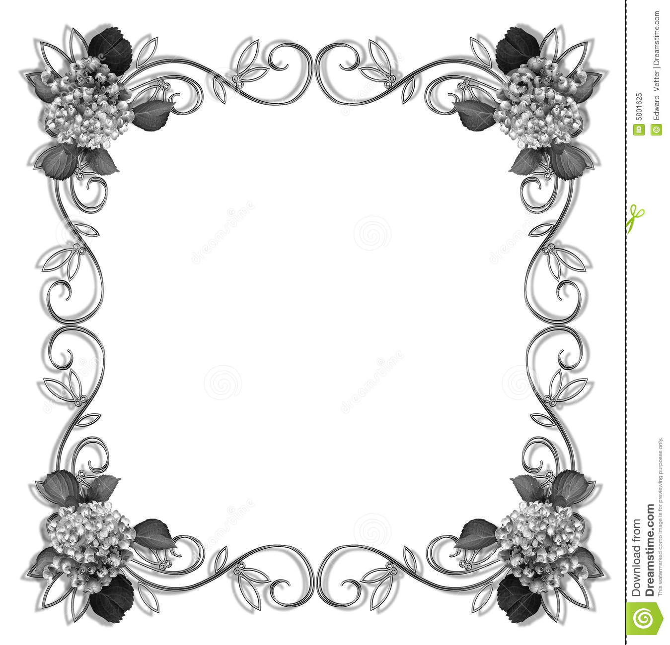 Featured image of post Border Floral Background Black And White