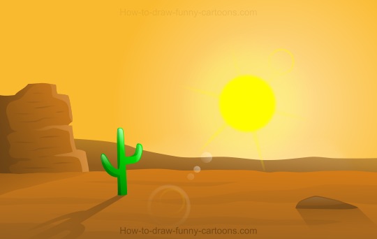 Featured image of post Cartoon Desert Drawing