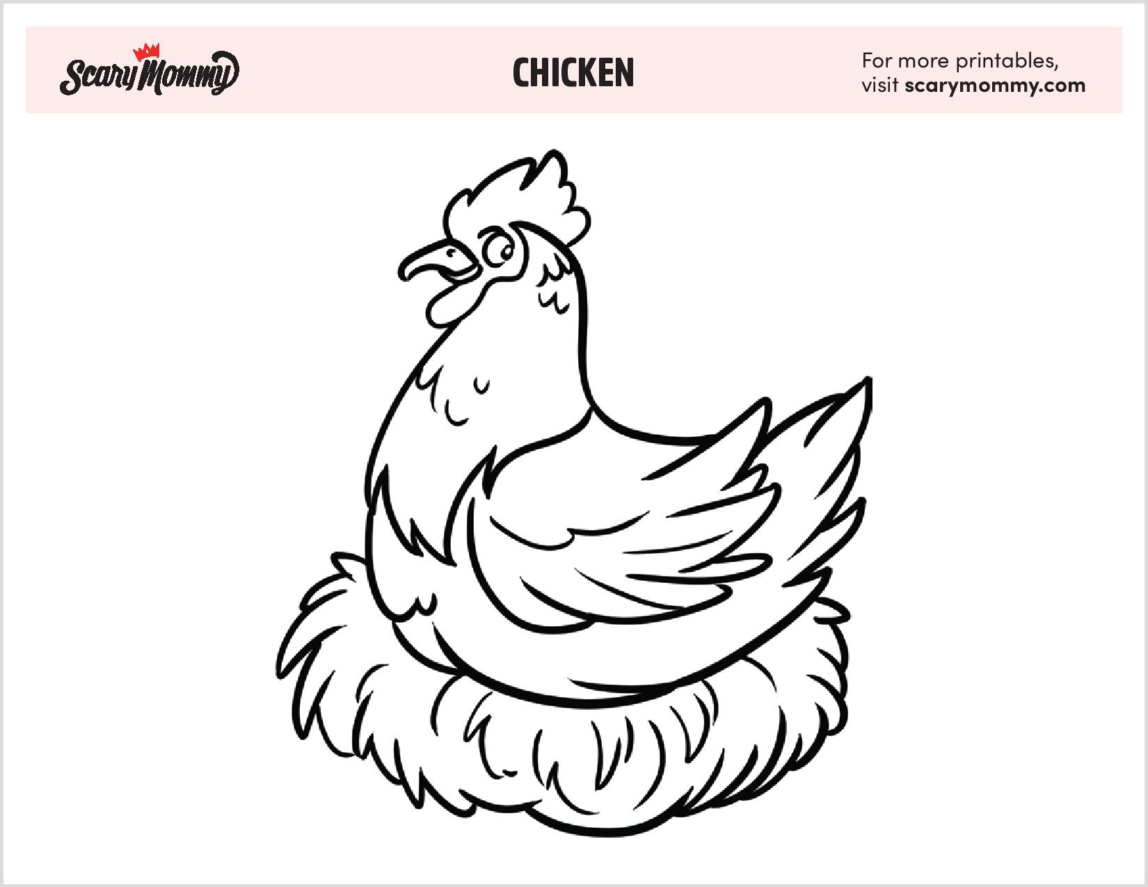 Featured image of post Chicken Coloring Pages Pdf