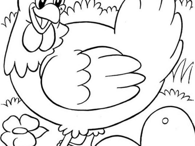 Featured image of post Chicken Coloring Pages Printable Free