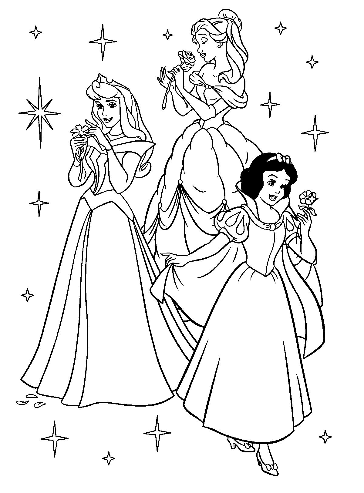 Featured image of post Coloring Sheets For Kids Disney Princess