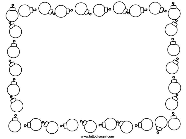 pix Cornicette Cornici Natalizie Da Colorare poesie natale bambini in cornice