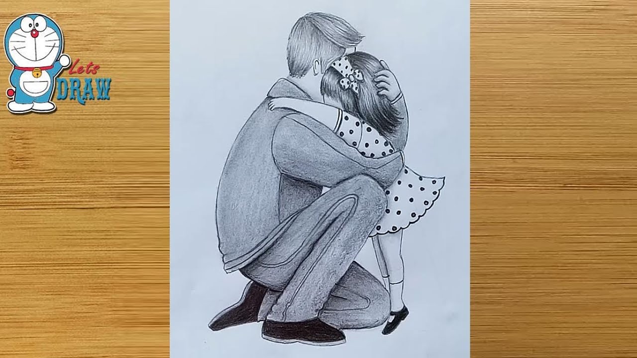 Featured image of post Pencil Meaningful Father And Daughter Drawing