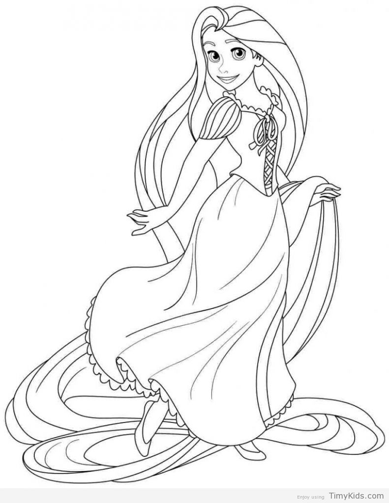 Featured image of post Rapunzel Disney Princess Coloring Sheets