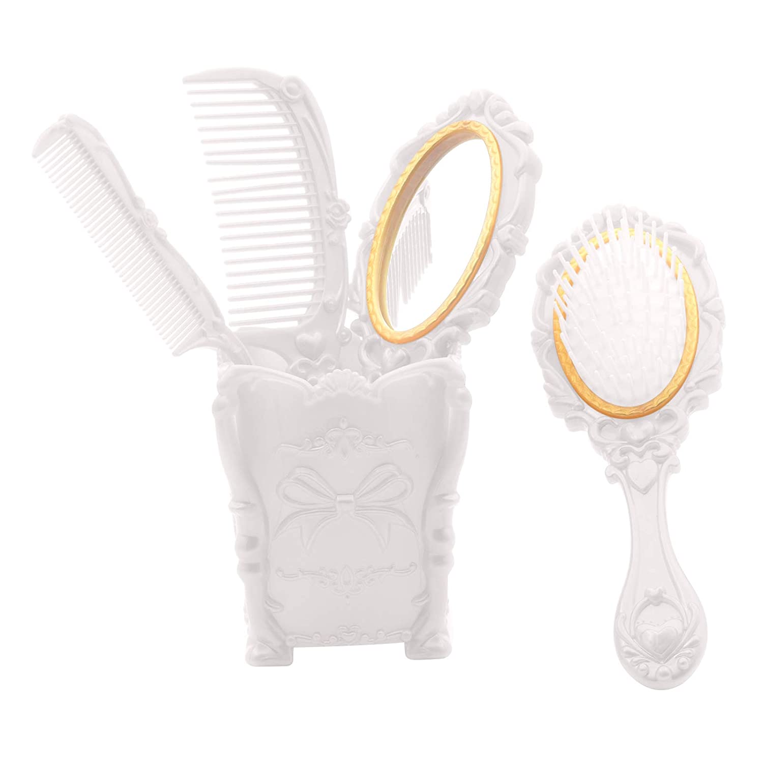 pics Vintage Hand Mirror Brush And Comb Set vintage vanity set by godinger