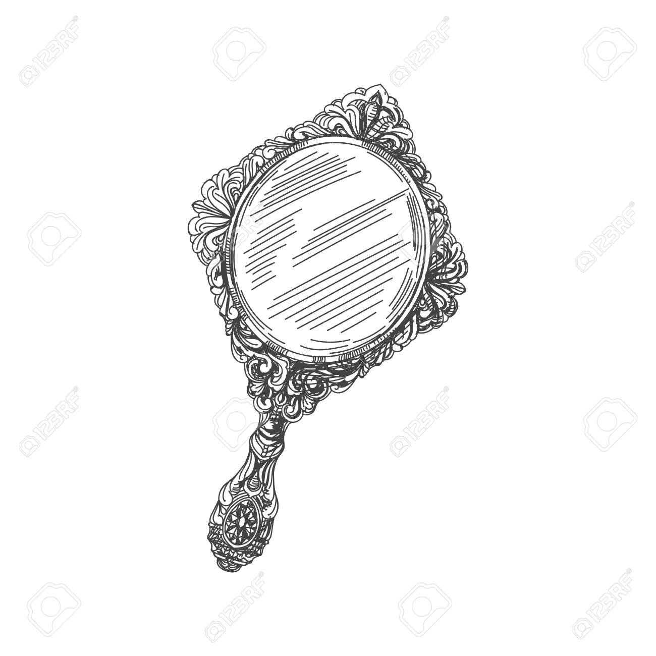 Featured image of post Vintage Hand Mirror Illustration