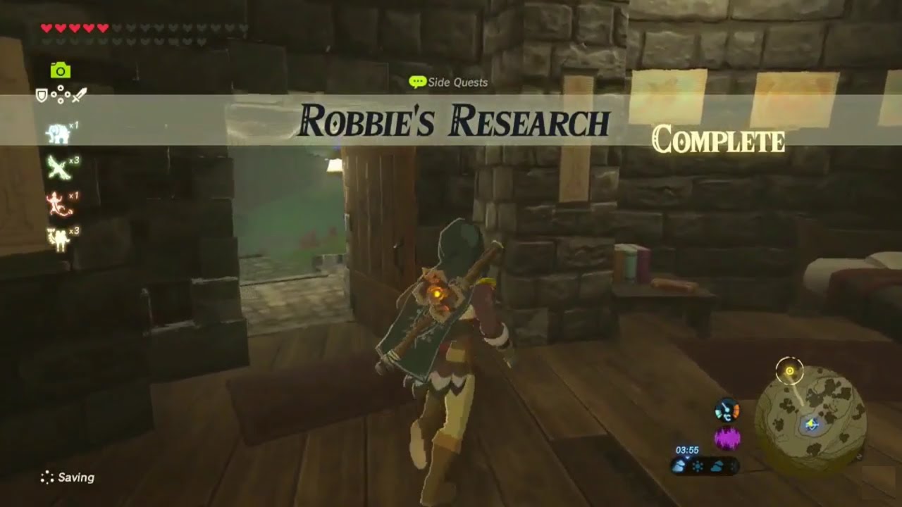 Featured image of post Zelda Breath Of The Wild Robbie&#039;s Research Location